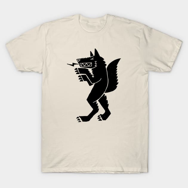 werewolf man wolf T-Shirt by MatthewTaylorWilson